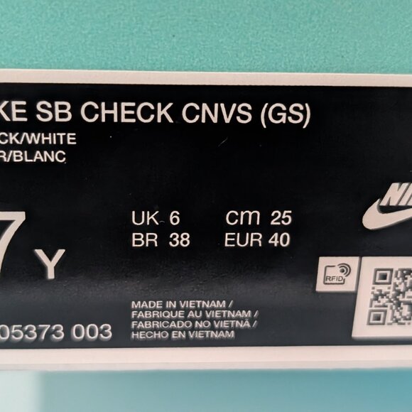 Women's Check Solarsoft Canvas SB 'Black Platinum Size 9.5 Runner - Picture 6 of 8